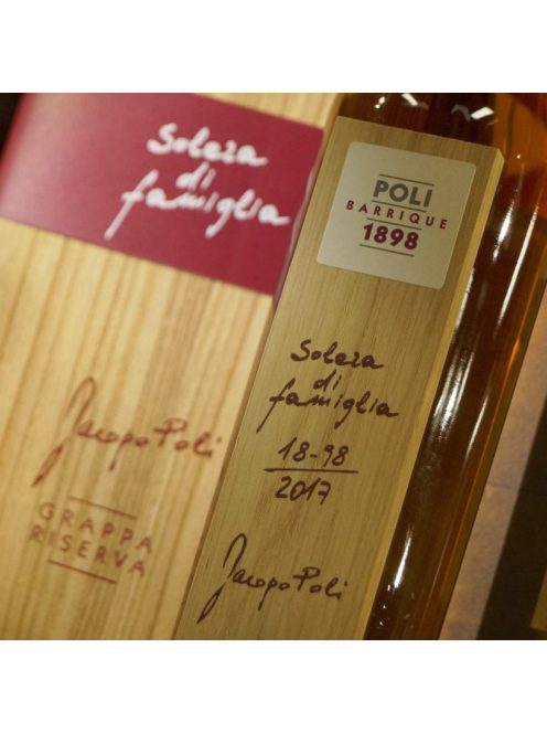 Jacopo Poli Barrique Solera Di Famiglia Grappa - 55% 0,7l