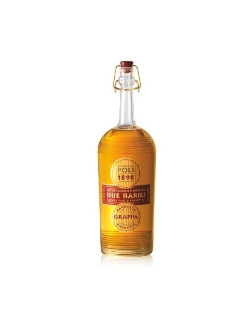 Jacopo POLI DUE BARILI Grappa BARRIQUE 0,7L / 700ml, 40%