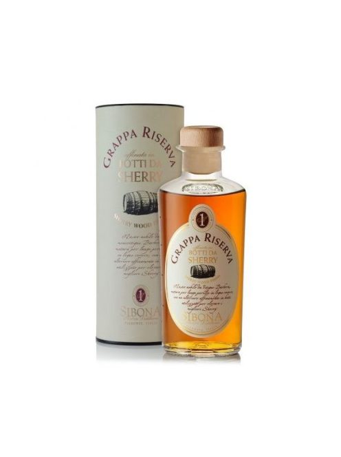 Sibona Grappa Riserva Botti da Sherry 0,5 L / 500 ml 44%