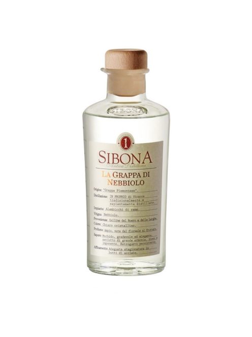 Sibona Grappa Di Nebbiolo 0,5L - 40%