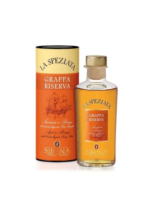 Sibona Grappa Riserva La Speziata 0,5L - 44%